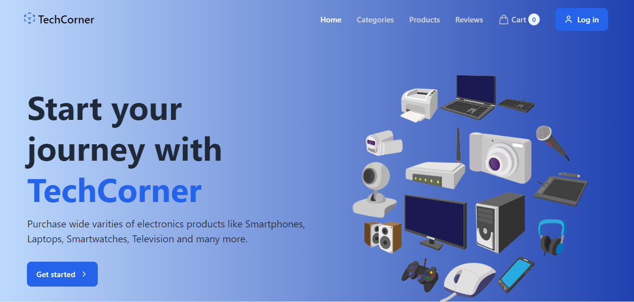 Tech Corner(Tech Product Ecommerce site)